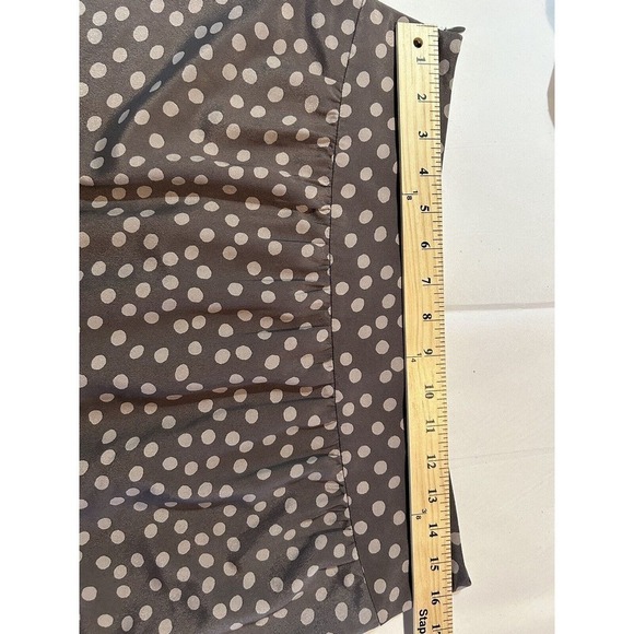 Ann Taylor LOFT Skirt Size 8 Polka Dot Pleats Short Mini School Work Party NWOT - Picture 16 of 16